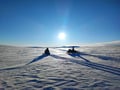 Snowmobiling with a local guide in Paistunturi Wilderness area (Utsjoki)