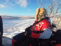 Snowmobiling with a local guide in Paistunturi Wilderness area (Utsjoki)