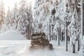 Luxury Rovaniemi Safari Private Snow-Veh Tour with 3-Course Lunch