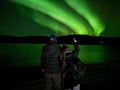 Aurora Hunting Tour for 2-6 Persons from Saariselka/Ivalo/Inari Area with a Local Guide and a New and Comfortable Multivan Hybridi