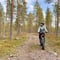 Electric Fat Biking at a Reindeer Farm in Rovaniemi