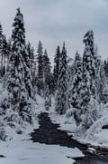 Korouoma Canyon Frozen Waterfalls