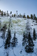 Korouoma Canyon Frozen Waterfalls