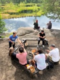 Enchanting Afternoon in Nuuksio National Park with Campfire