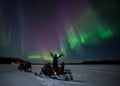 Private Arctic Evening Snowmobile Safari