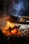 Private Arctic Winter Campfire Experience