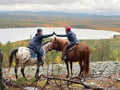 Small group horseback riding to Soutaja fell 2h