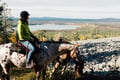 Small group horseback riding to Soutaja fell 2h