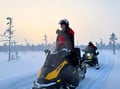 Levi Summit Snowmobile safari - for adults single drivers only