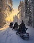 First Tracks — Morning Snowmobile Tour from Sinettä, Rovaniemi (3h, small group)