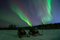 Private - Northern Lights Hunt With Snowmobiles In Levi