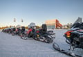 Snowmobile Safari to a Reindeer Farm