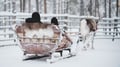 Snowmobile Safari to a Reindeer Farm