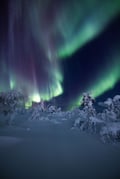 Levi Snowshoeing and Virtual Reality Northern Lights Experience