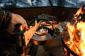 Dinner in a Glass Igloo Under Northern Lights