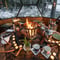 Dinner in a Glass Igloo Under Northern Lights 