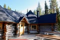 Luxury Log Sauna and Finnish Dinner Summer, 3 hours (Private Tour)