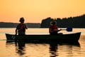Summer canoeing experience in Lapland