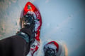 Snowshoe adventure in the Wilderness in Levi