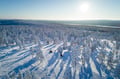 Departure from Rovaniemi. Full day snowmobiling.