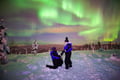 A very special moment under the Northern Lights!