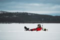 Reindeer herd and Winter Fishing Experience