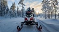3 h electric snowmobile safari in Rovaniemi