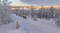 3 h electric snowmobile safari in Rovaniemi