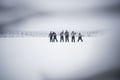 Backcountry skiing adventure in Levi