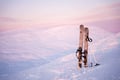 Backcountry skiing adventure in Levi