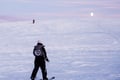 Backcountry skiing adventure in Levi