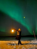 Northern Lights in Peace and Privacy