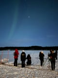 Northern Lights in Peace and Privacy
