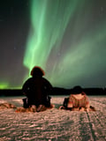 Northern Lights in Peace and Privacy