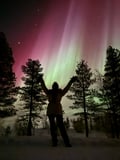 Northern Lights in Peace and Privacy