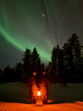 Northern Lights in Peace and Privacy