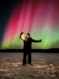 Northern Lights in Peace and Privacy