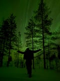 Northern Lights in Peace and Privacy