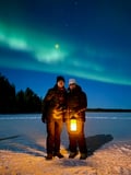 Northern Lights in Peace and Privacy