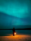 Northern Lights in Peace and Privacy