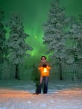 Northern Lights in Peace and Privacy