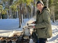 Winter Wonderland Hike in a National Park