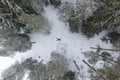 Winter Wonderland Hike in a National Park