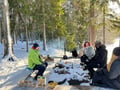 Winter Wonderland Hike in a National Park