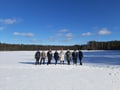 Winter Wonderland Hike in a National Park