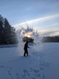 Winter Wonderland Hike in a National Park
