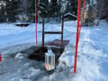 Wooden Sauna & Ice Dip by a Private Lake with Dinner (PRIVATE)