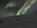 AURORA HUNTING WITH SNOWSHOES