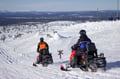 Snowmobile tour: 3 Hour Safari around Levi to an Authentic Lapp Café