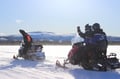 Snowmobile tour: 3 Hour Safari around Levi to an Authentic Lapp Café